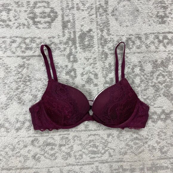 Victoria’s Secret Bra Dream Angels Push Up Lace Casual Bra Women's Size 36B - Picture 1 of 6